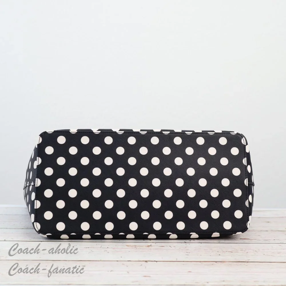 NWT Kate Spade K6844 Shore Street  Margareta Zip Top Tote in Polka Dot - Picture 7 of 10